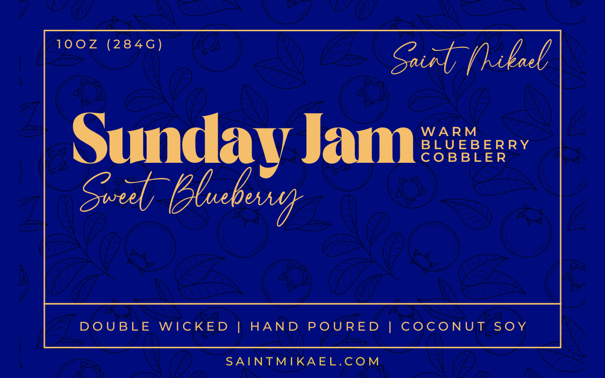 Sunday Jam Double Wicked 10oz Candle