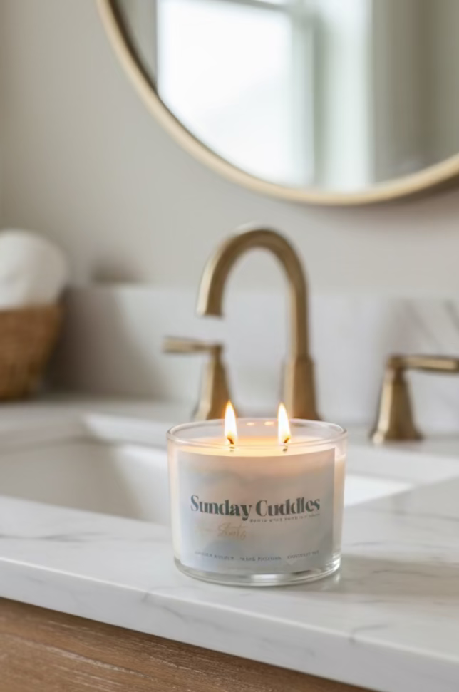 Sunday Cuddles Double Wicked 10 oz Candle