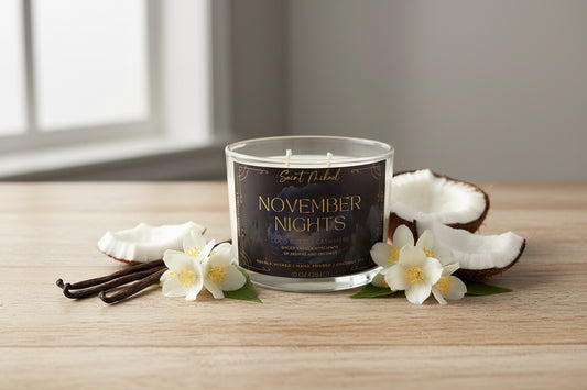 November Nights Double Wicked 10oz Candle