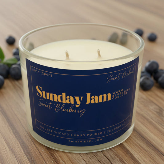 Sunday Jam Double Wicked 10oz Candle